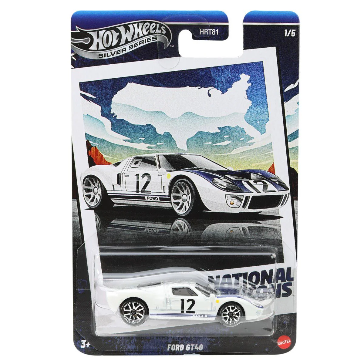 HOT WHEELS NATIONAL ICONS - FORD GT40