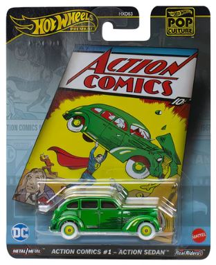 HOT WHEELS POP CULTURE - ACTION COMICS #1 - ACTION SEDAN
