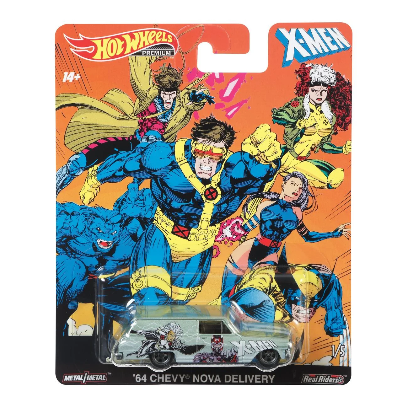 HOT WHEELS POP CULTURE X-MEN '64 CHEVY NOVA DELIVERY