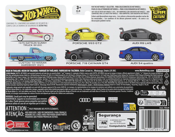 HOT WHEELS PREMIUM 2 PACK - AUDI S4 QUATTRO / AUDI R8 LMS - Image 2