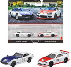 HOT WHEELS PREMIUM 2 PACK - TOYOTA 2000GT / TOYOTA SUPRA