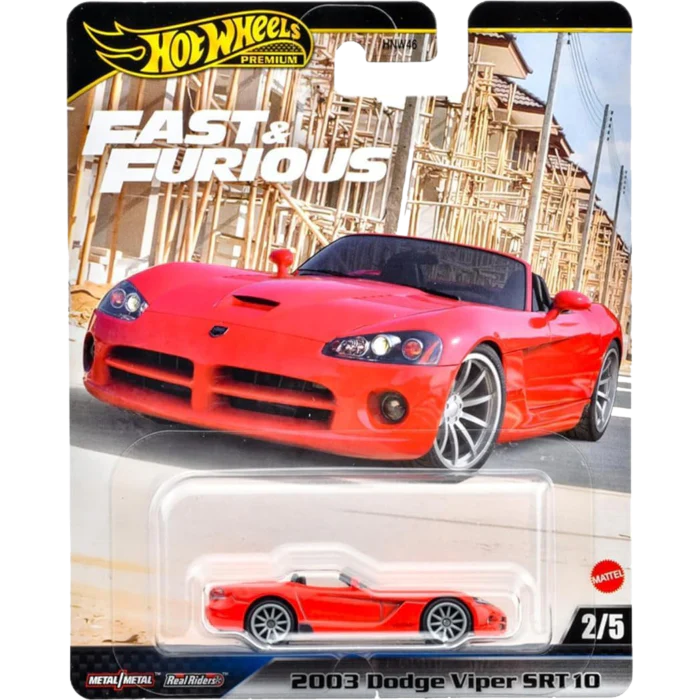 HOT WHEELS PREMIUM FAST & FURIOUS - 2003 DODGE VIPER SRT10