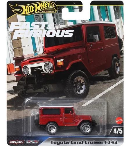 HOT WHEELS PREMIUM FAST & FURIOUS - TOYOTA LAND CRUISER FJ43