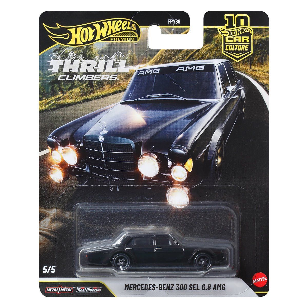 HOT WHEELS PREMIUM THRILL CLIMBERS - MERCEDES-BENZ 300 SEL 6.8 AMG