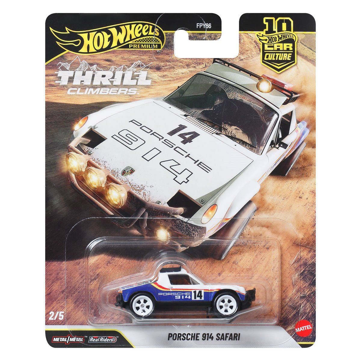 HOT WHEELS PREMIUM THRILL CLIMBERS - PORSCHE 914 SAFARI