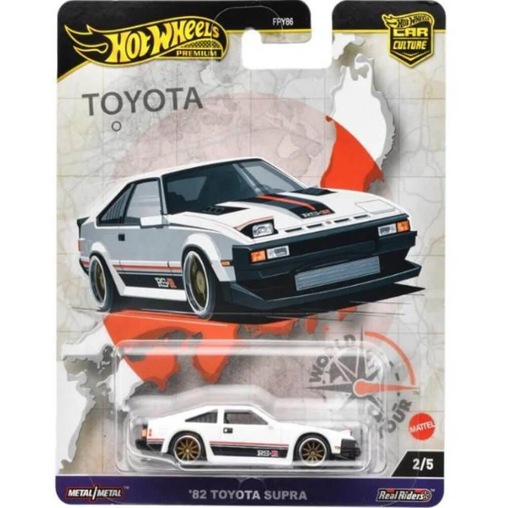 HOT WHEELS PREMIUM WORLD TOUR - '82 TOYOTA SUPRA