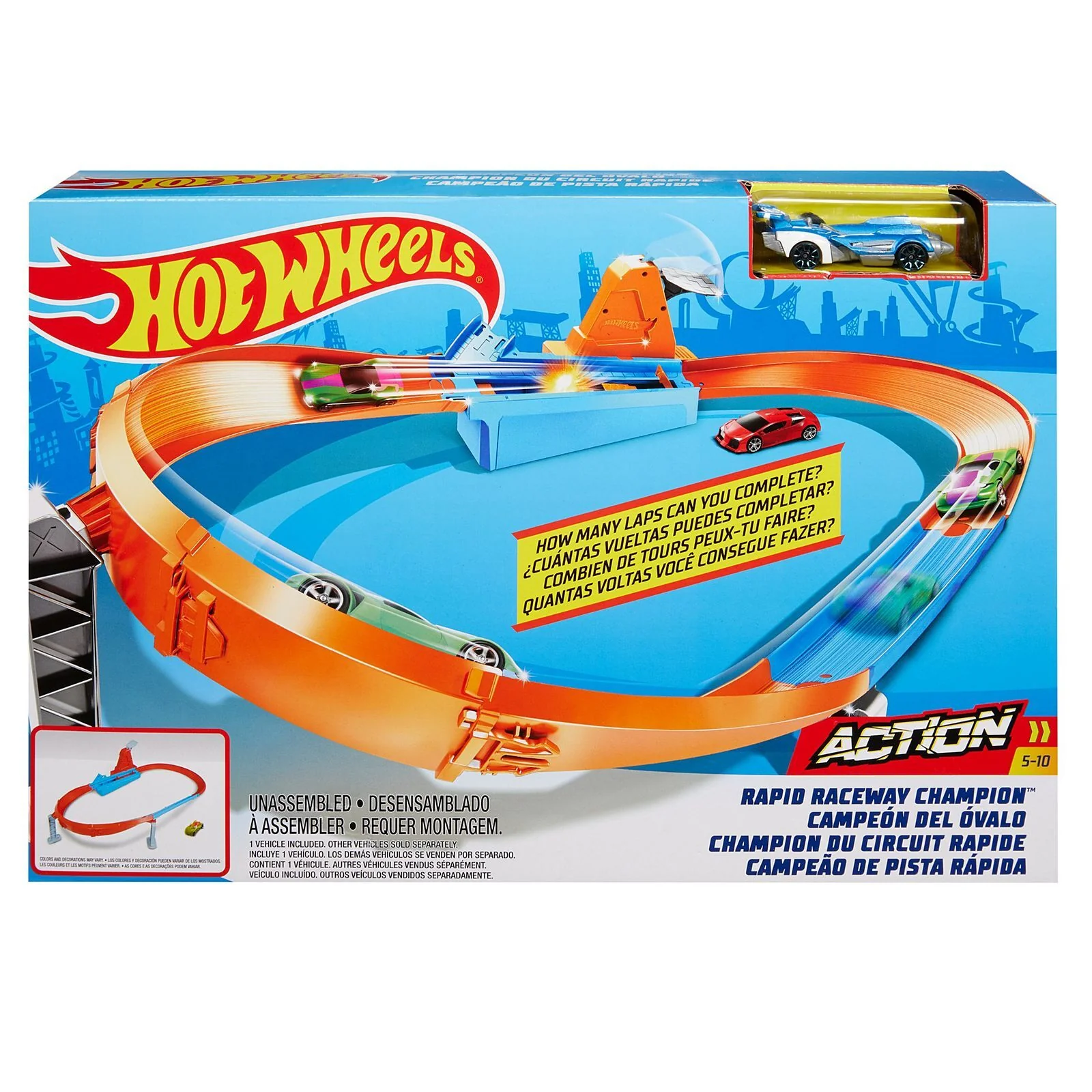 HOT WHEELS RAPID RACEWAY CHAMPION