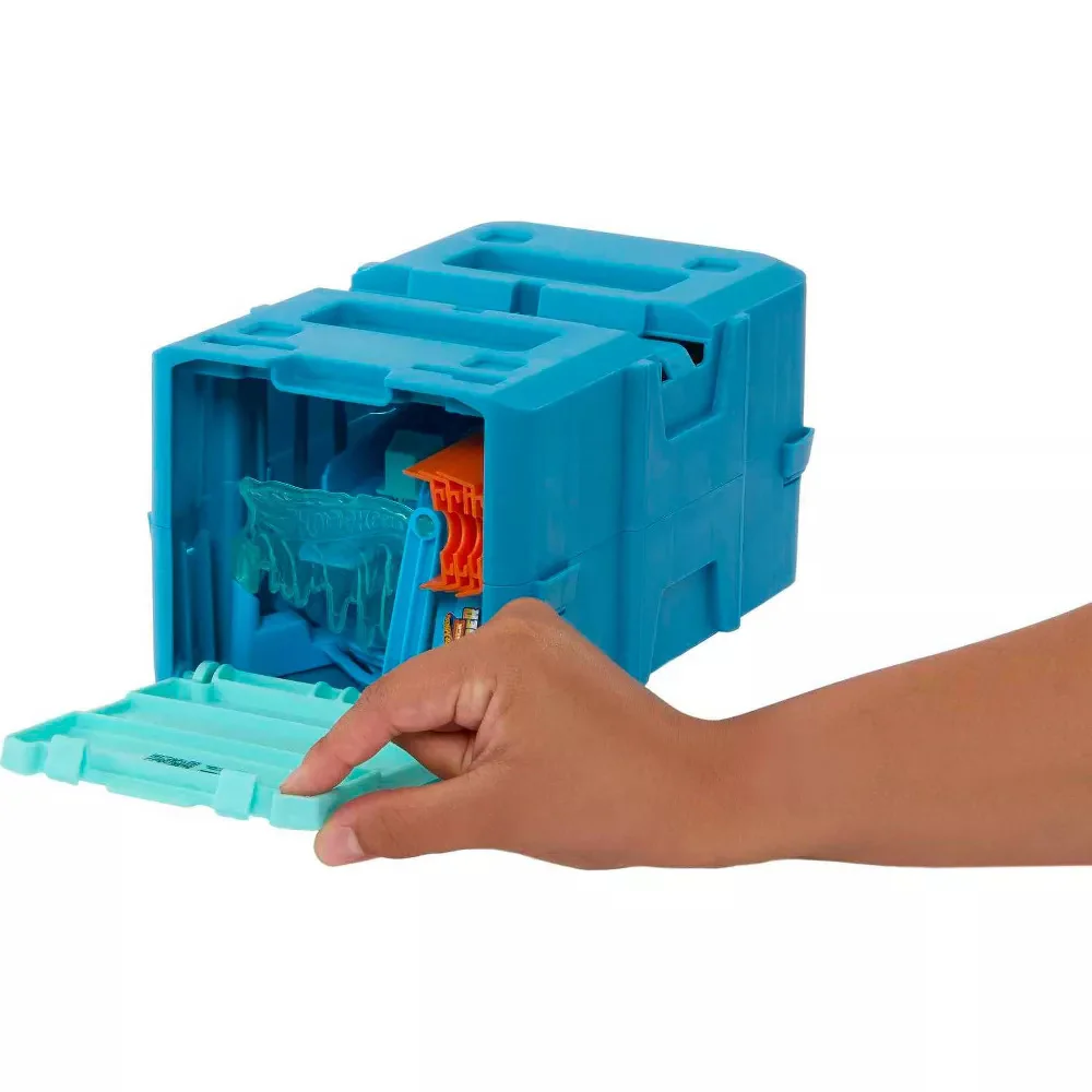 HOT WHEELS TRACK BUILDER - ICE CRASH PACK - Image 2