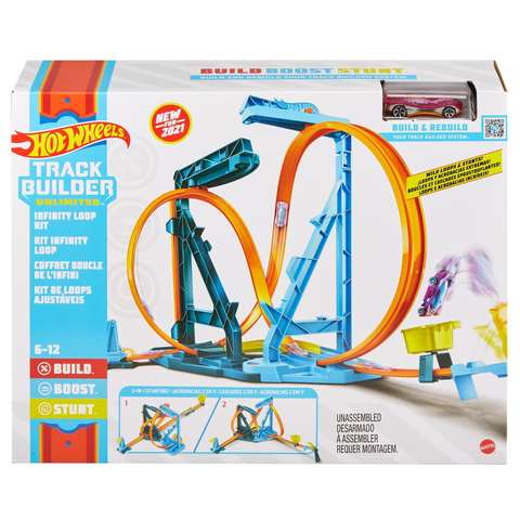 HOT WHEELS TRACK BUILDER INFINITY LOOP KIT