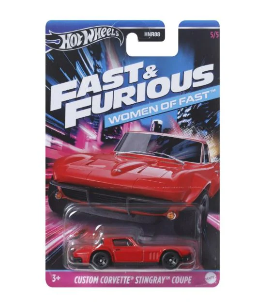HOT WHEELS WOMEN OF FAST & FURIOUS  - CUSTOM CORVETTE STINGRAY COUPE