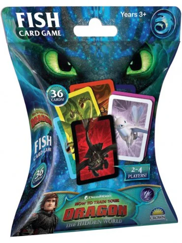 HOW TO TRAIN YOUR DRAGON 3 FISH CARD GAME
