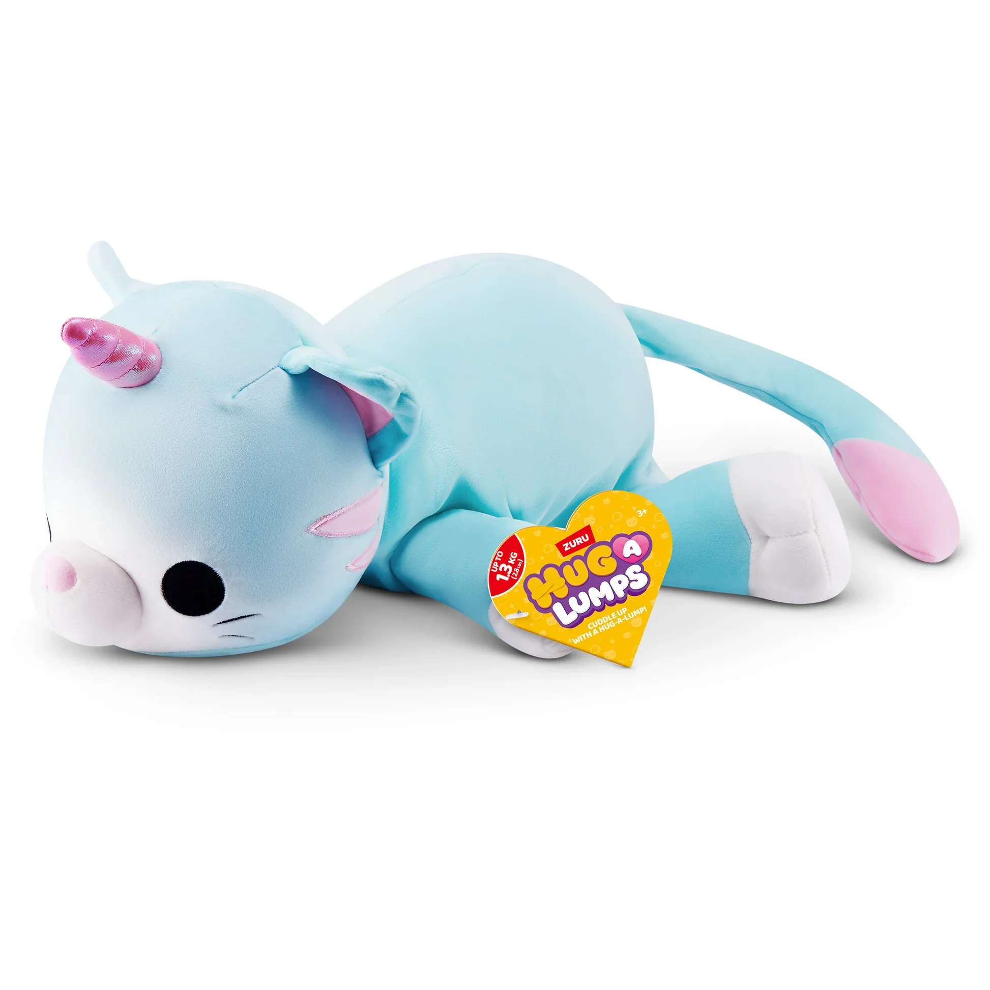 HUG A LUMPS KITTEN SERIES 3 - MEDIUM WEIGHTED PLUSH - SKY - Image 2