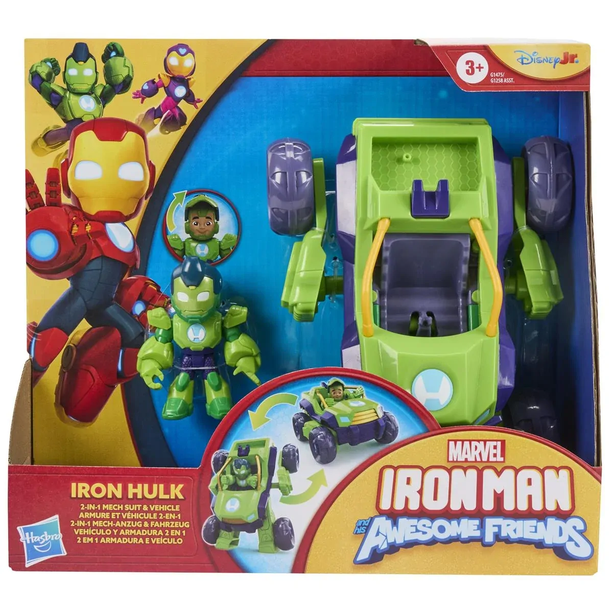 IRONMAN AWESOME FRIENDS - 2IN1 MECH SUIT AND VEHICLE - HULK - Image 3