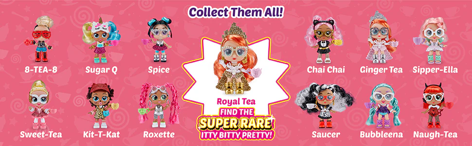 ITTY BITTY PRETTYS - TEA PARTY SERIES 1 - ASSORTMENT - Image 2
