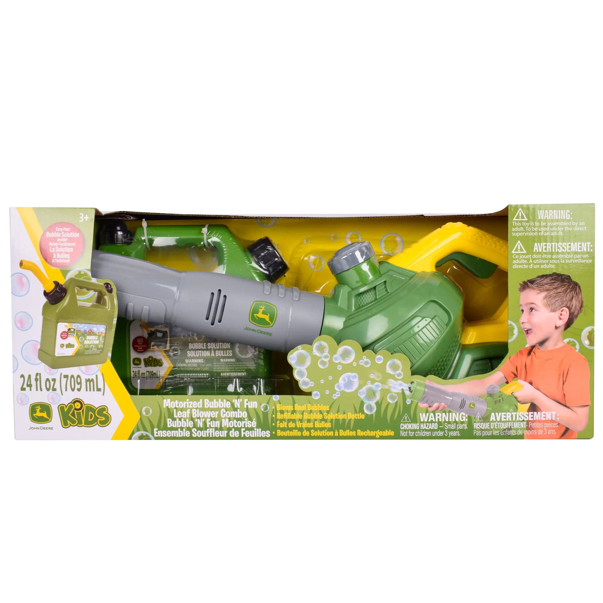 JOHN DEERE - MOTORIZED BUBBLE N FUN LEAF BLOWER COMBO