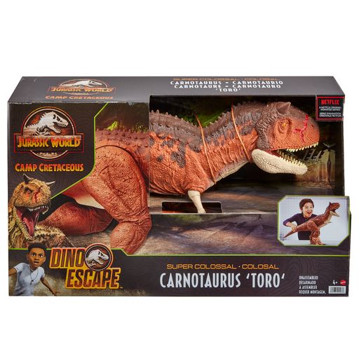 JURASSIC WORLD CAMP CRETACEOUS SUPER COLOSSAL CARNOTAURUS