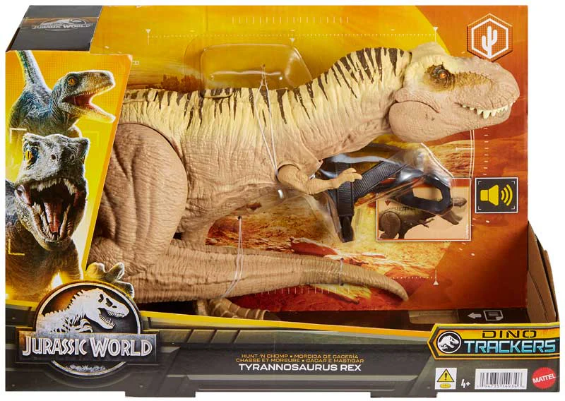JURASSIC WORLD - DINO TRACKERS HUNT AND CHOMP ROARING TYRANNOSAURUS REX - Image 5