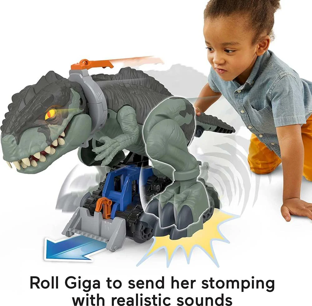 JURASSIC WORLD - IMAGINEXT - MEGA STOMP & RUMBLE GIGA DINO - Image 3