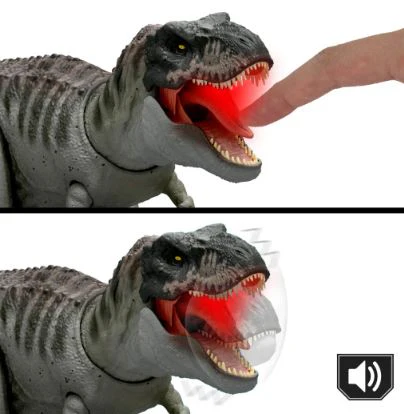 JURASSIC WORLD REBIRTH - POWER DEVOUR TYRANNOSAURUS REX - WITH LIGHTS AND SOUND - Image 4
