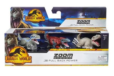 JURASSIC WORLD ZOOM RIDERS DOMINATION 3P