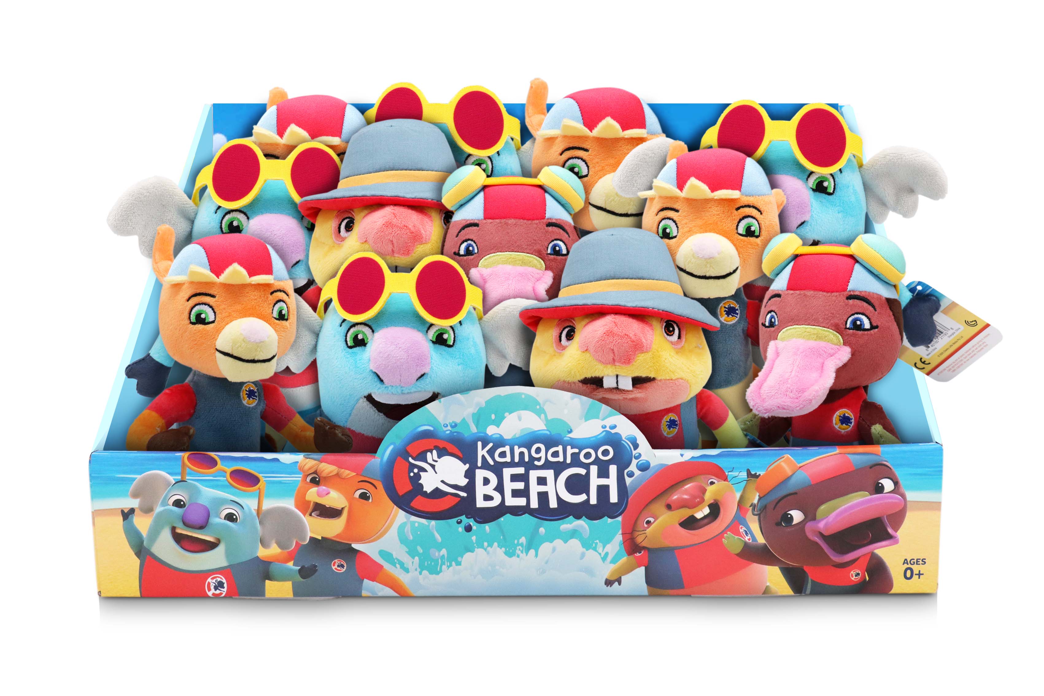 KANGAROO BEACH 8" PLUSH TOY - FRIZZY - Image 2