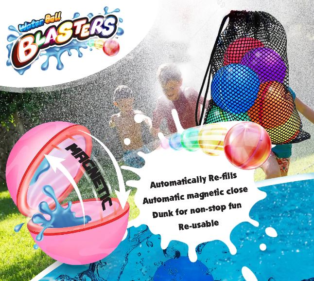 Kazaang - Re-usable Water Ball Blasters 12pk - Image 2