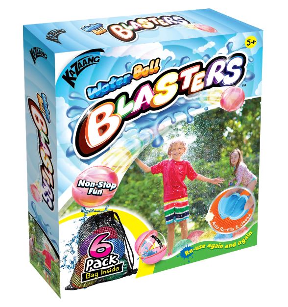 Kazaang - Re-usable Water Ball Blasters 6pk