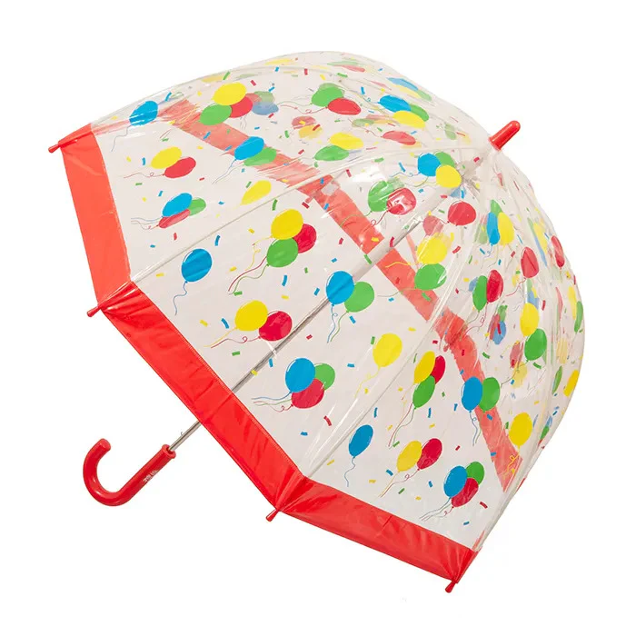 KIDS PVC BIRDCAGE UMBRELLA - BALLOONS