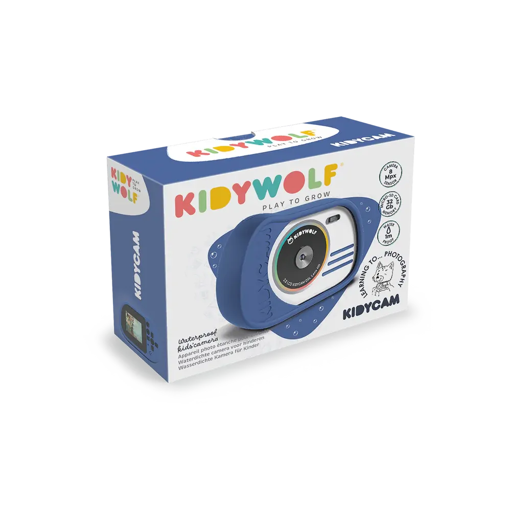 KIDYWOLF - KIDYCAM WATERPROOF KIDS CAMERA - BLUE - Image 3