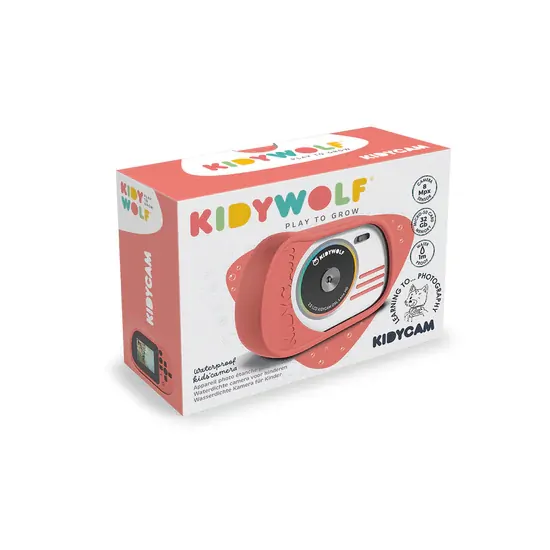 KIDYWOLF - KIDYCAM WATERPROOF KIDS CAMERA - PINK - Image 3