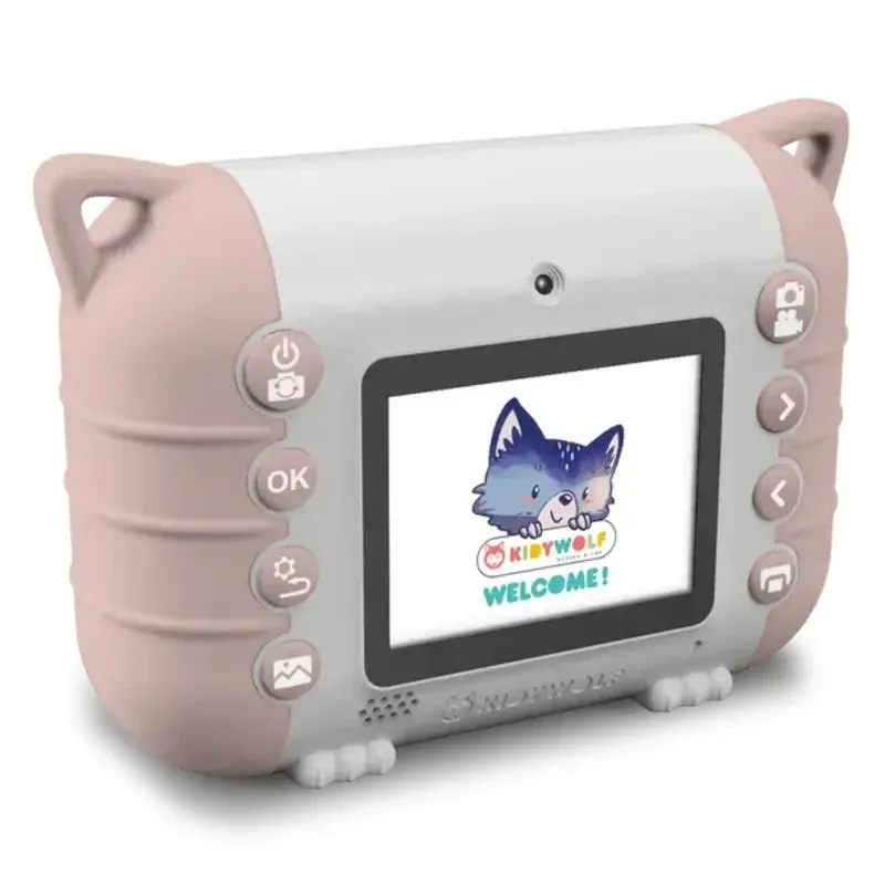 KIDYWOLF - KIDYPRINT KIDS CAMERA WITH THERMIC PRINTER - PINK - Image 2