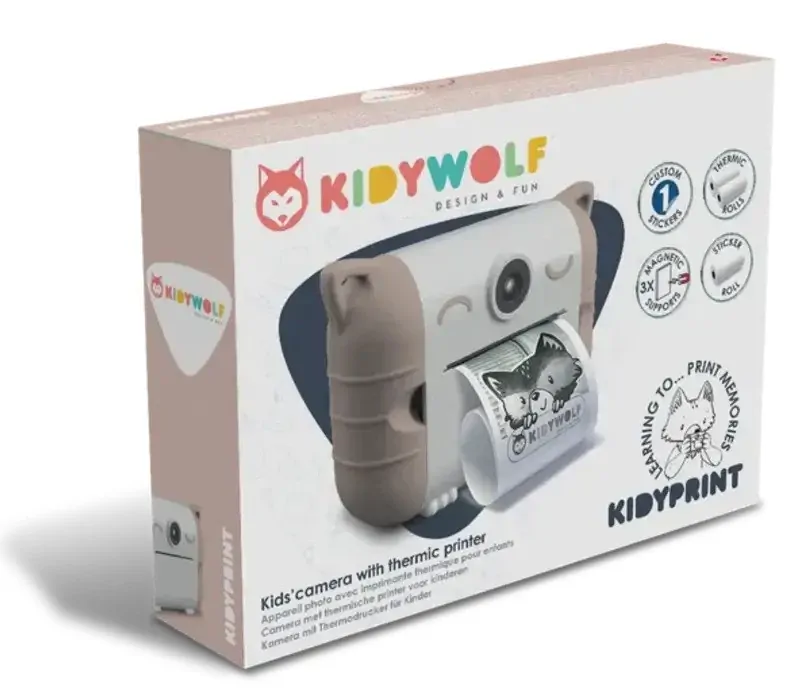 KIDYWOLF - KIDYPRINT KIDS CAMERA WITH THERMIC PRINTER - PINK - Image 5