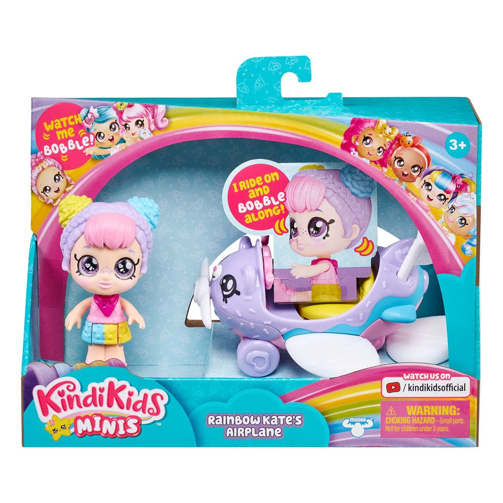 KINDI KIDS MINIS RAINBOW KATES AIRPLANE