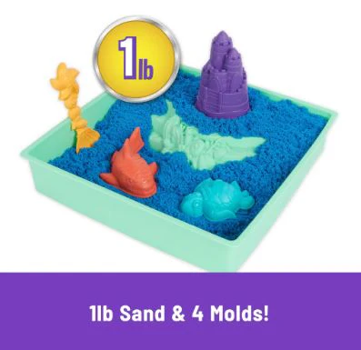 KINETIC SAND SANDBOX SET - BLUE - Image 2