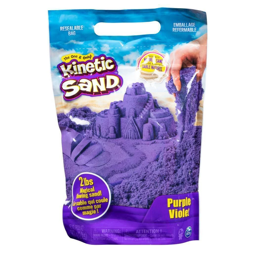 KINETIC SAND - NEON PURPLE COLOUR 907G BAG