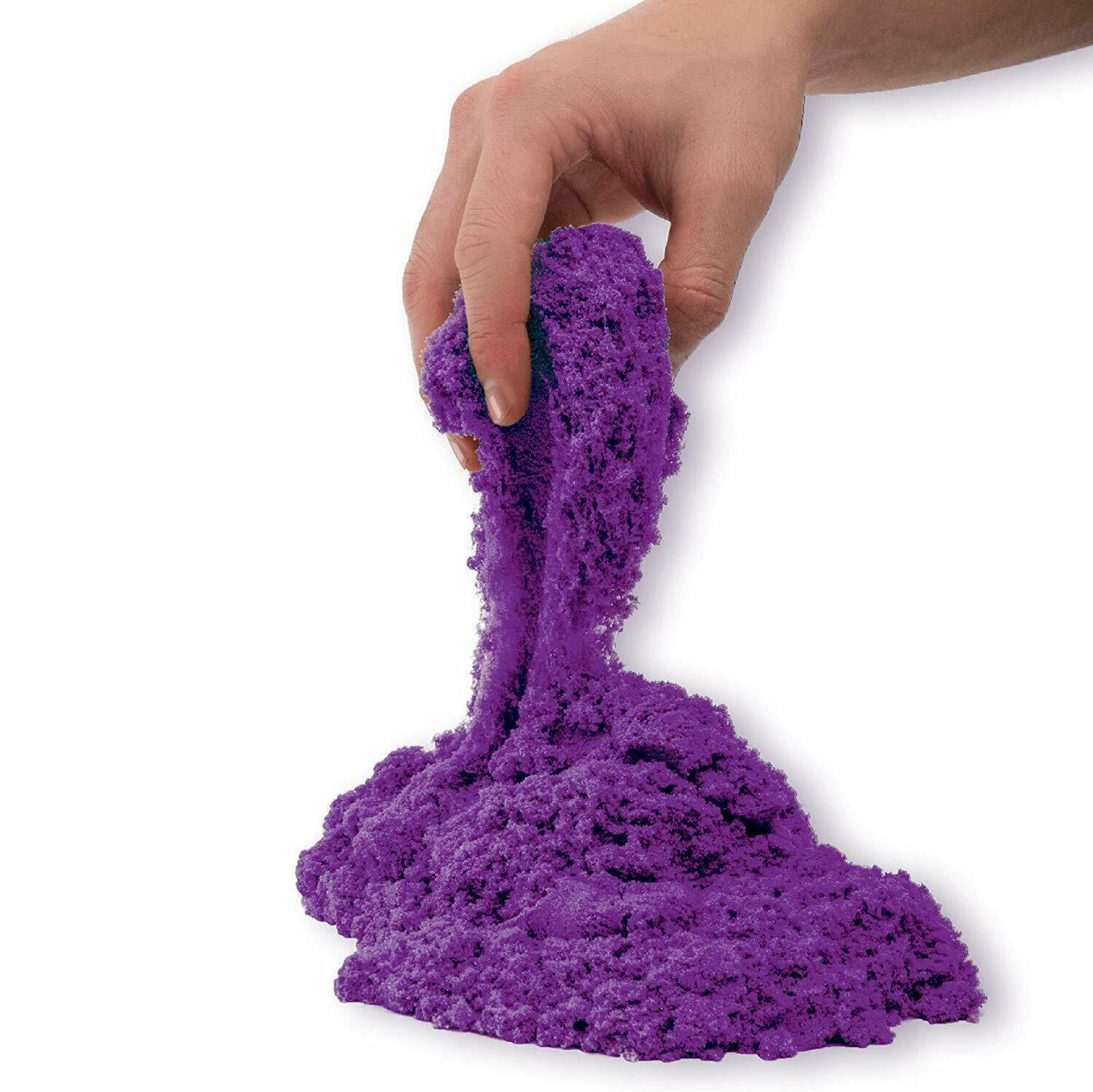 KINETIC SAND - NEON PURPLE COLOUR 907G BAG - Image 3