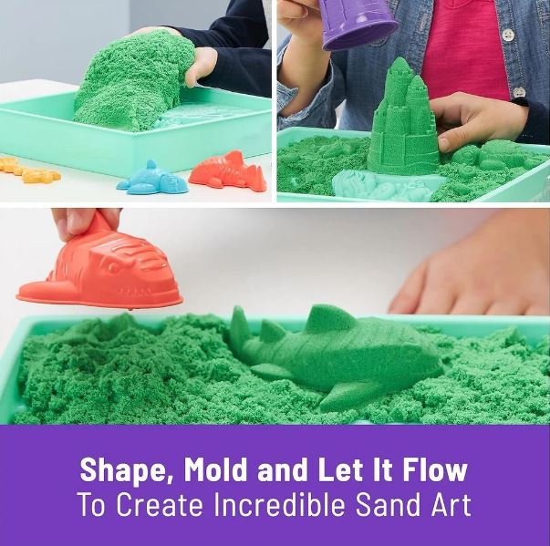 KINETIC SAND SANDBOX SET - GREEN - Image 3