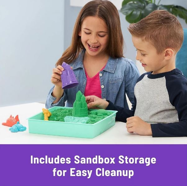 KINETIC SAND SANDBOX SET - GREEN - Image 4