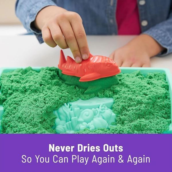 KINETIC SAND SANDBOX SET - GREEN - Image 5