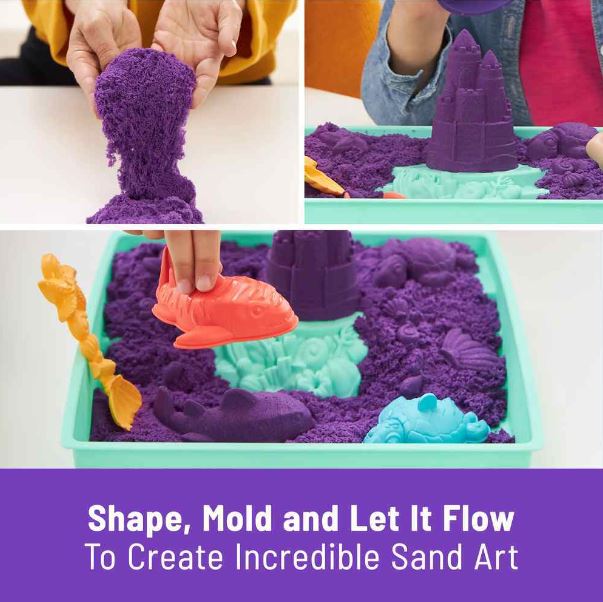 KINETIC SAND SANDBOX SET - PURPLE - Image 5