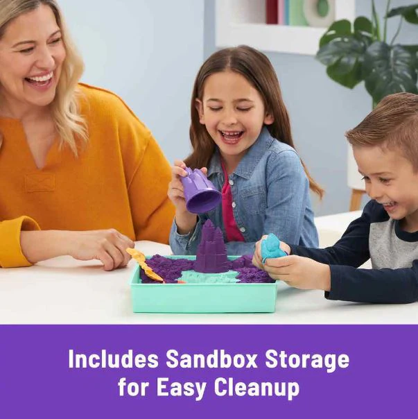 KINETIC SAND SANDBOX SET - PURPLE - Image 6