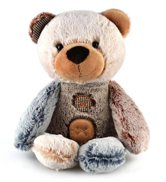 KORIMCO - PATCHES BROWN BEAR 38CM PLUSH