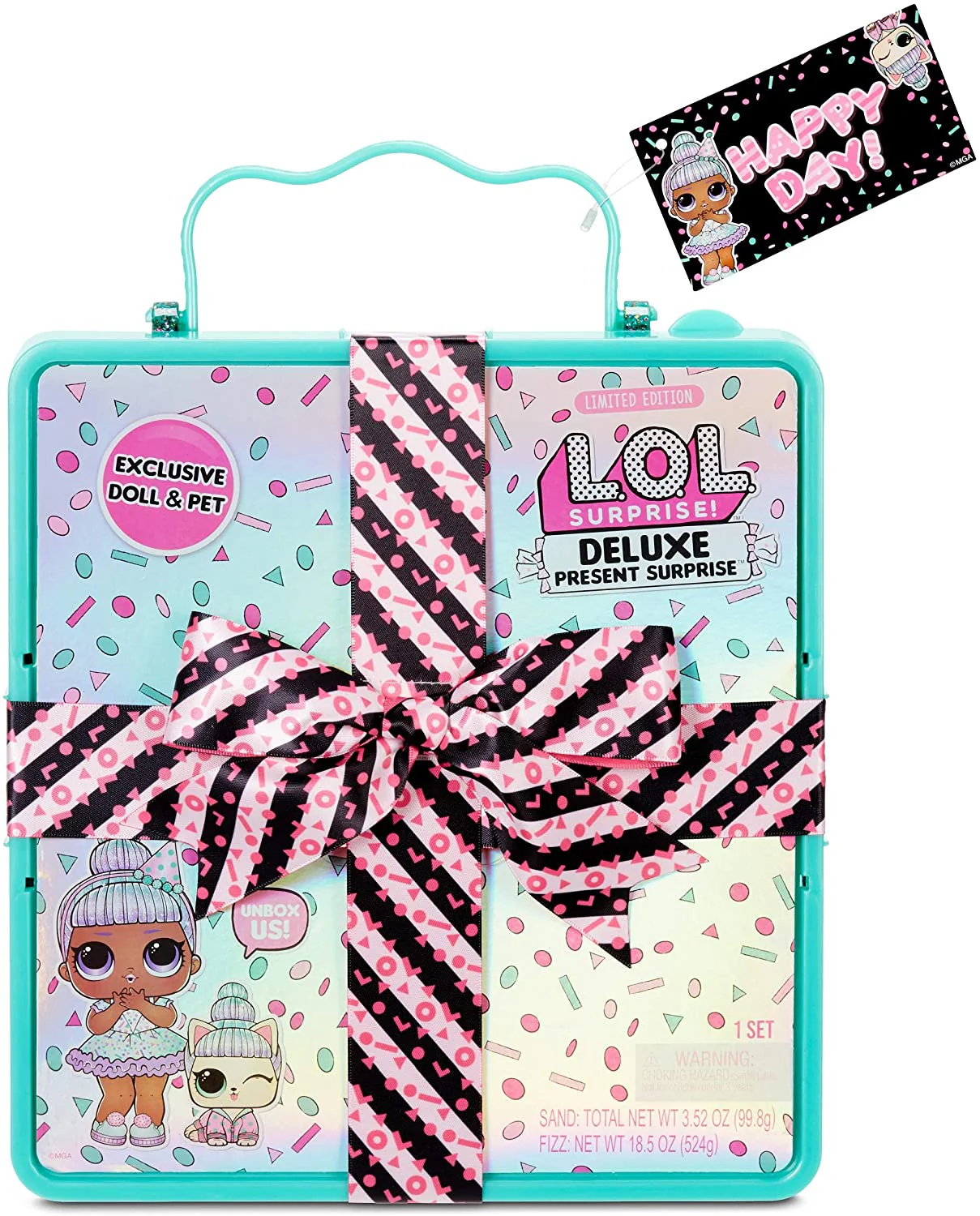 L.O.L. SURPRISE PRESENT SURPRISE- TEAL
