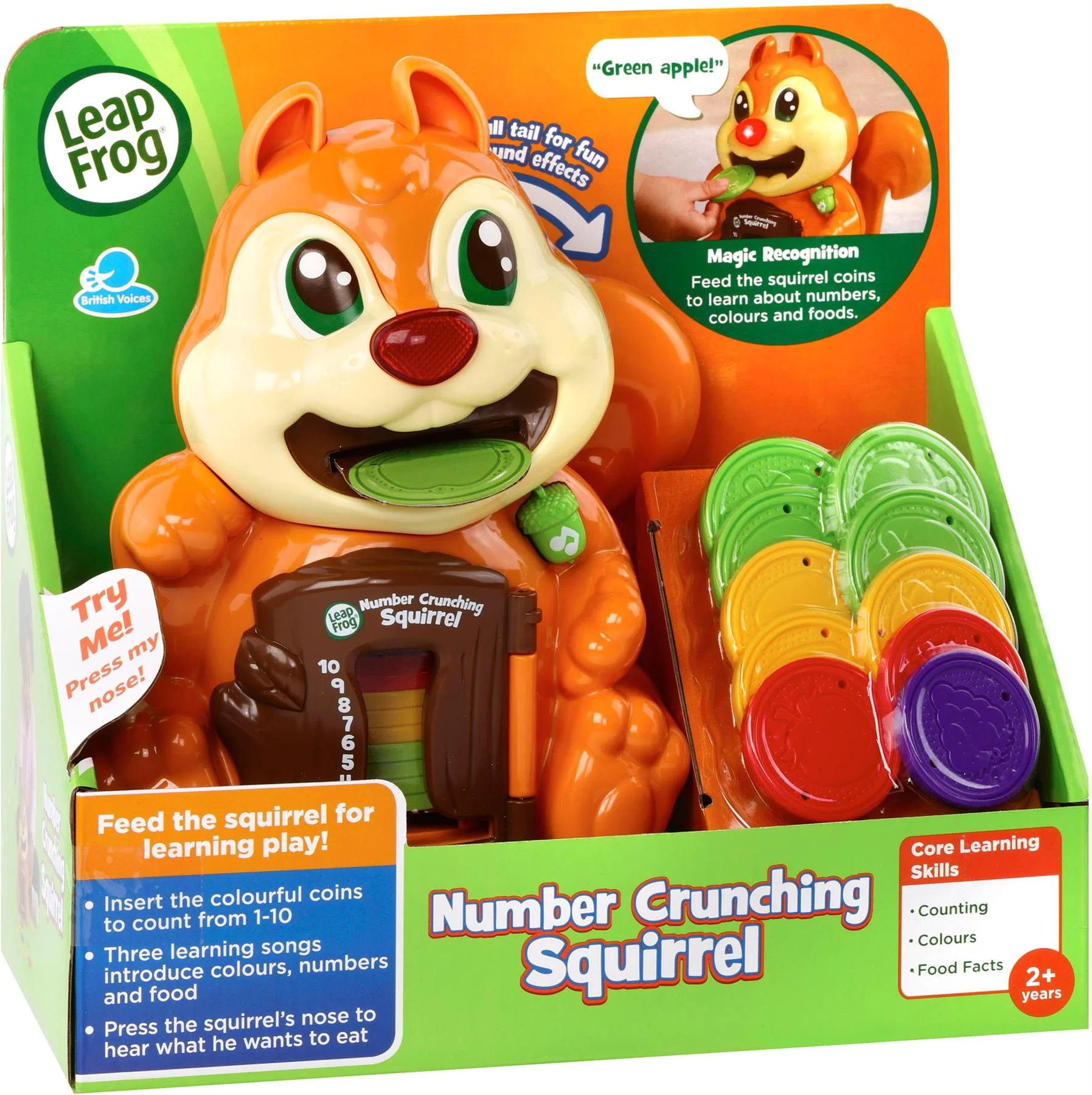 LEAP FROG NUMBER CRUNCHING SQUIRREL