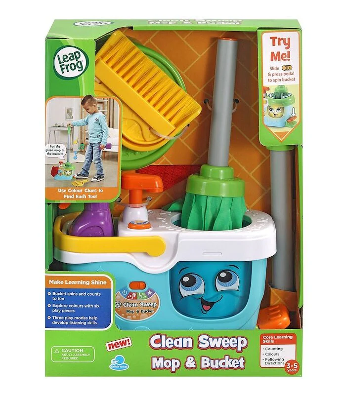 LEAPFROG CLEAN SWEEP MOP & BUCKET