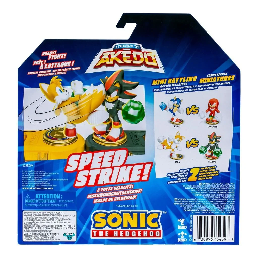LEGENDS OF AKEDO SONIC THE HEDGEHOG VERSUS PACK - TAILS VS SHADOW - Image 7