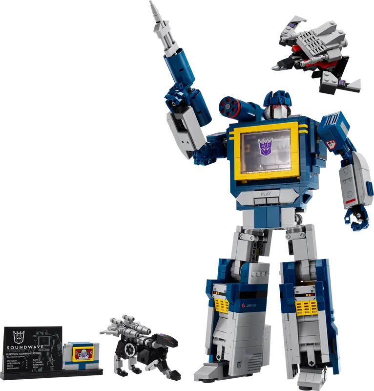 LEGO 10358 ICONS TRANSFORMERS - SOUNDWAVE - Image 6