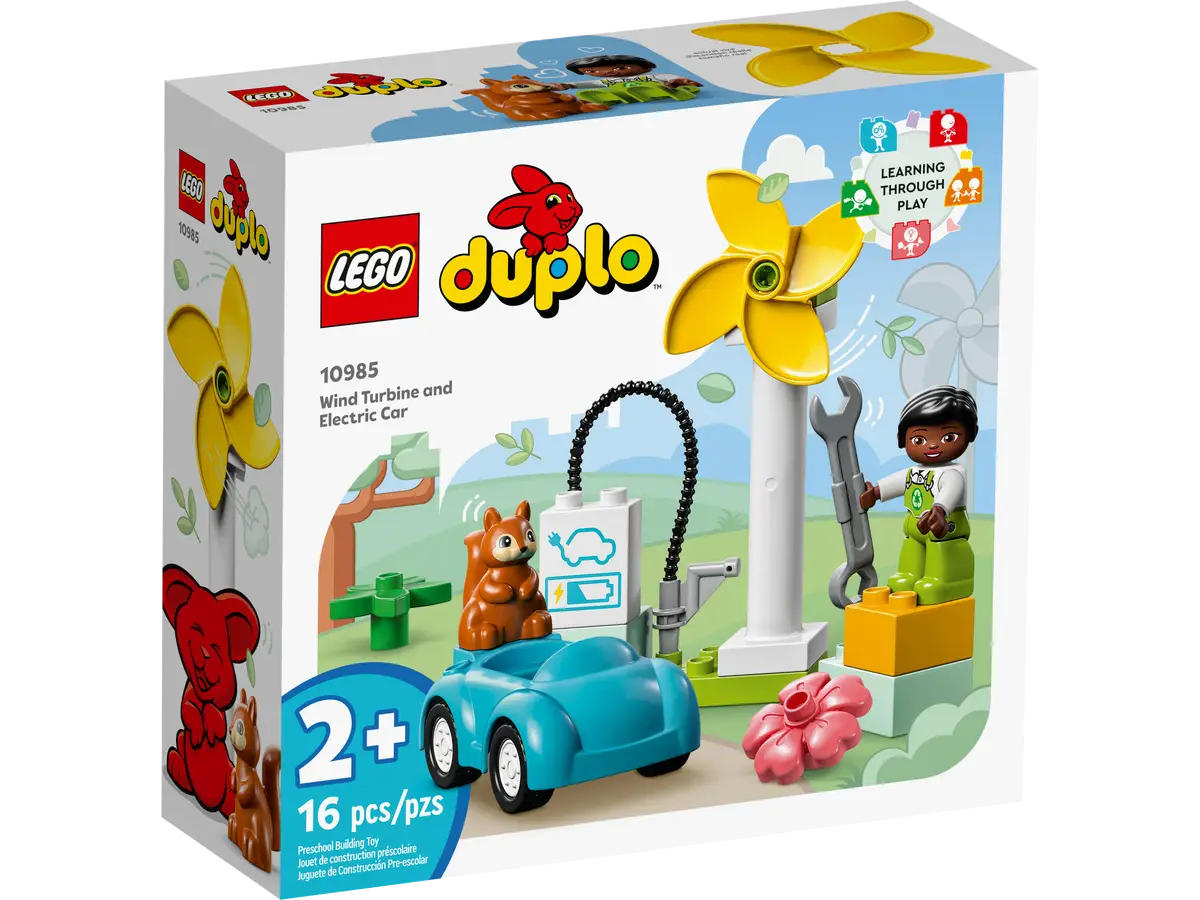 LEGO 10985 DUPLO - WIND TURBINE AND ELECTRIC CAR