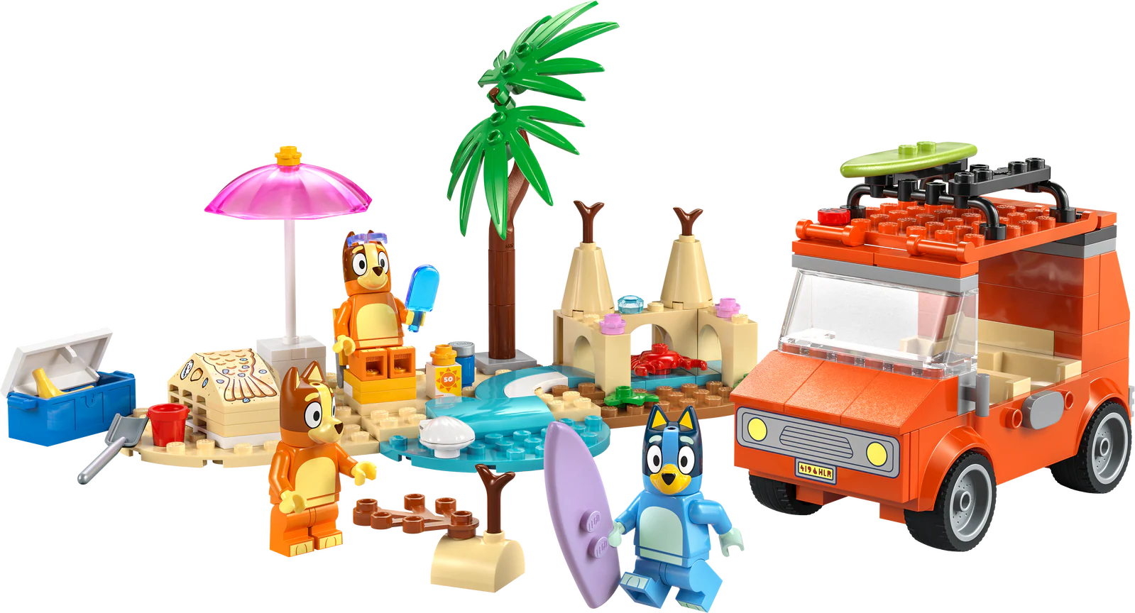 LEGO 11202 BLUEY - BLUEY'S BEACH AND FAMILY CAR TRIP - Image 2