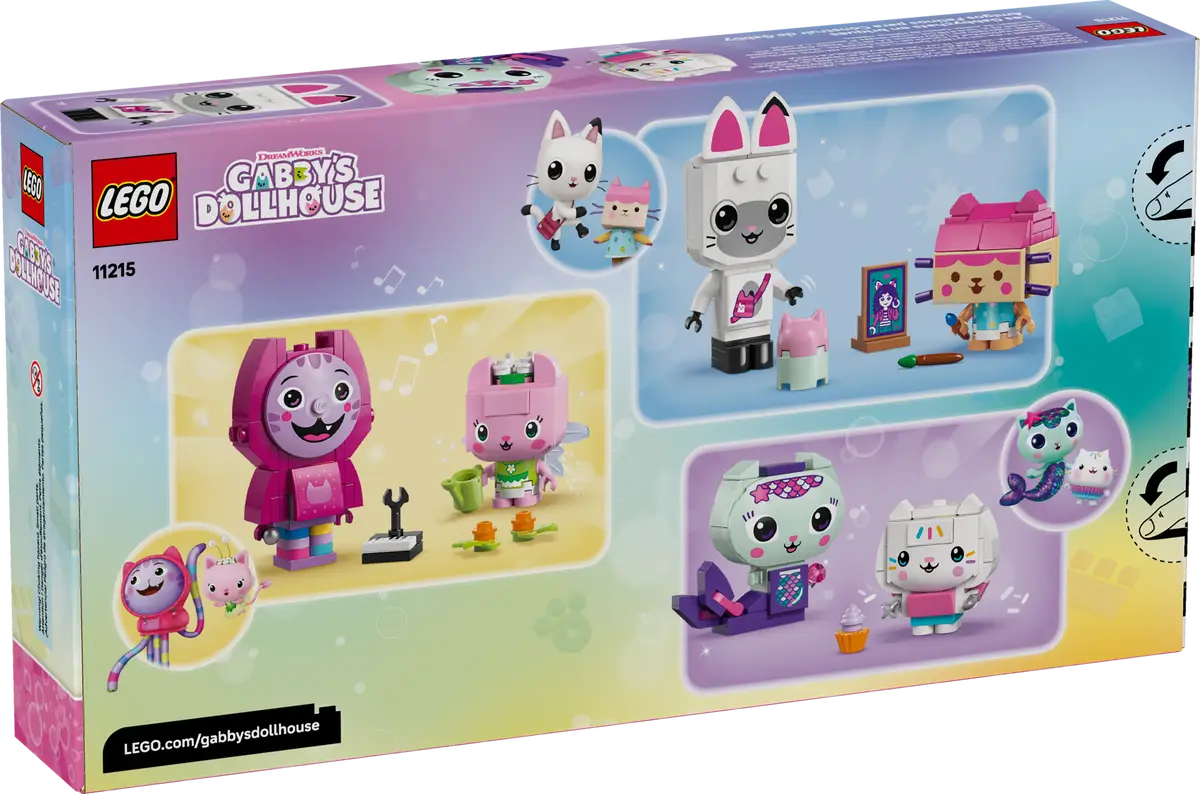 LEGO 11215 GABBY'S DOLLHOUSE - GABBY'S BRICK-BUILT CAT FRIENDS